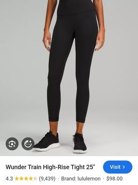 Lululemon Wunder Train Leggings